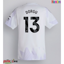 Camiseta Manchester United Patrick Dorgu #13 Visitante Equipación 2025-26 manga corta